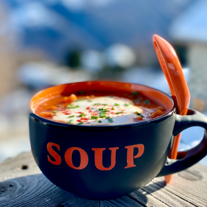 Photograph of goulash soup