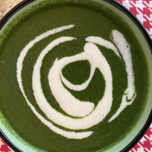 Photograph of Cream Of Spinach Soup