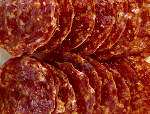 Photograph of Crispy Baked Salami