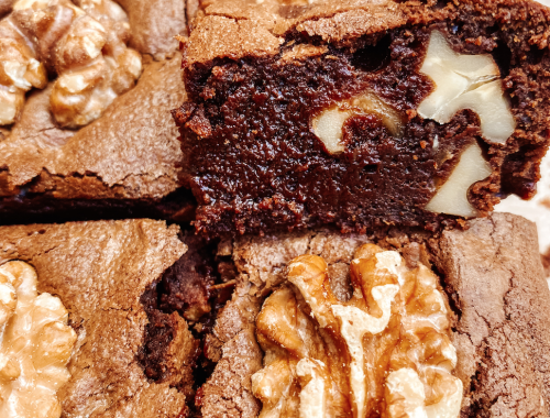 Photograph of Walnut Brownies