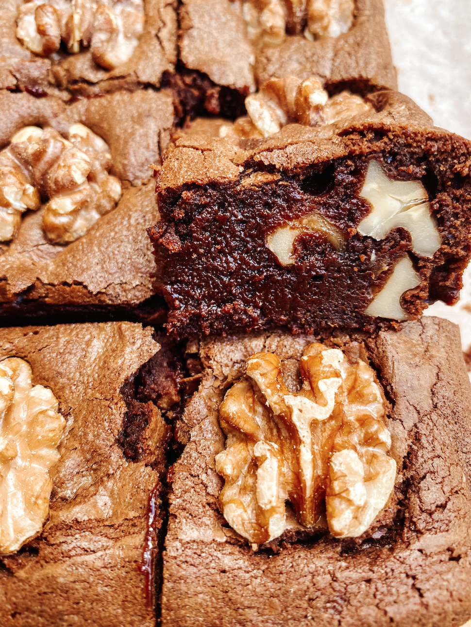 Photograph of Walnut Brownies