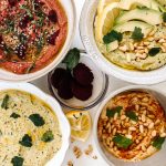Photograph of different Hummus