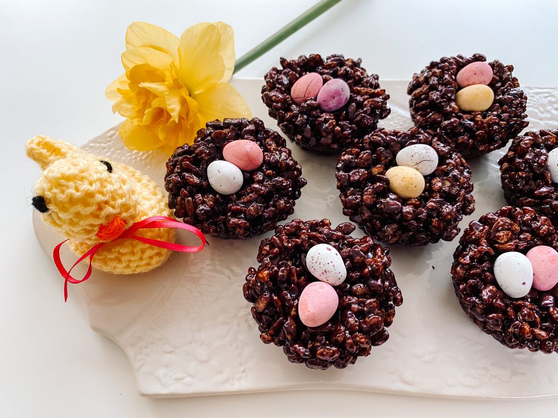 Photograph of Crispy Chocolate Easter Nests