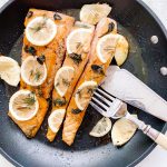 Oven Baked Salmon with Lemon, Mint and Dill