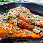 Honey Garlic Salmon Fillets with Soy, Chilli and Lime