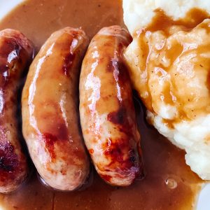 Photograph of Caramelised Onion Gravy with Marsala Wine and Maple Syrup