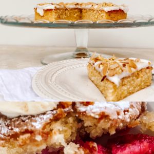 Photograph ofLemon and Almond Cake with Lemon Icing