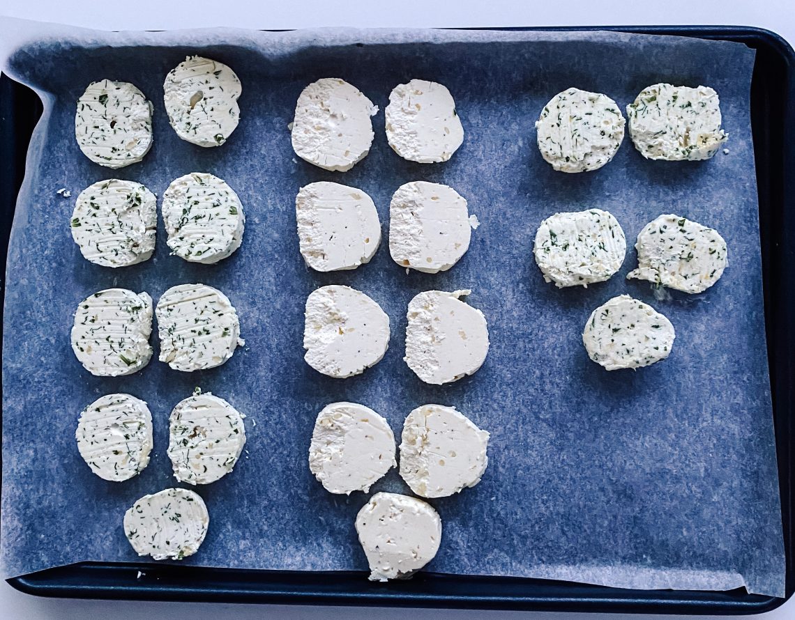 Photograph of Garlic Butter, Parsley and Garlic Butter, Lemon, Parsley and Garlic Butter