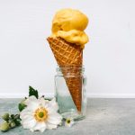 Photograph of Mango Ice Cream - No Churn