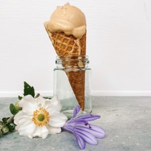 Photograph of Salted Caramel Ice Cream - No Churn