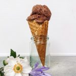 Photograph of Chocolate Ice Cream with Chocolate Chips - No Churn