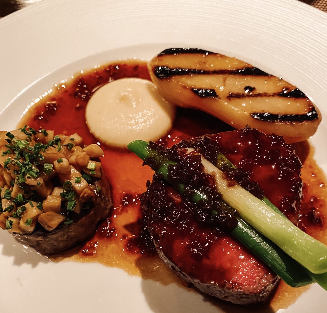 Photograph of the Welsh Beef at Odette's Restaurant, Primrose Hill