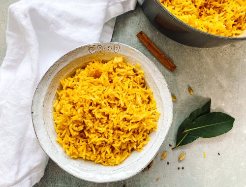 Photograph of Turmeric Pilau Rice