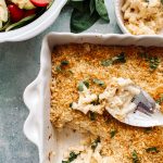 Macaroni Cheese with a Crispy Breadcrumb Topping