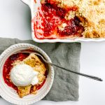 Blackberry and Apple Crumble with Chai Spice and Vanilla