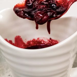 Photograph of Blueberry Sauce
