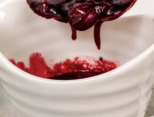 Photograph of Blueberry Sauce