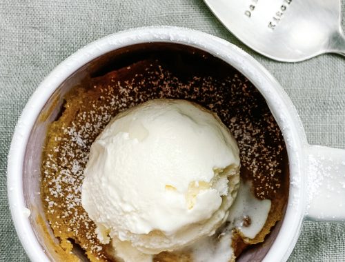 Photograph of Coffee Hug in a Mug studded with Chocolate