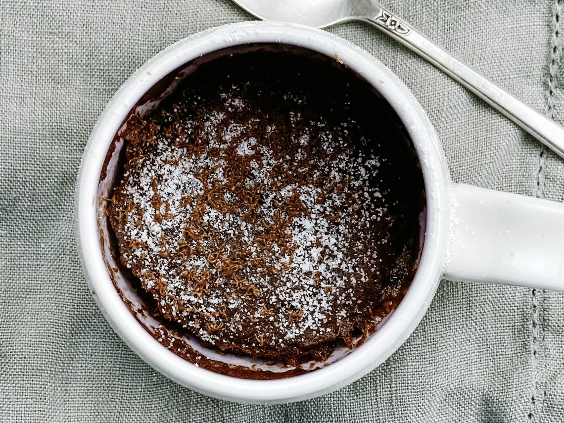 Photograph of Chocolate Hug in a Mug with Chocolate Chips