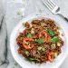 Photograph of Korean Minced Beef and Rice with Sesame, Chilli and Ginger
