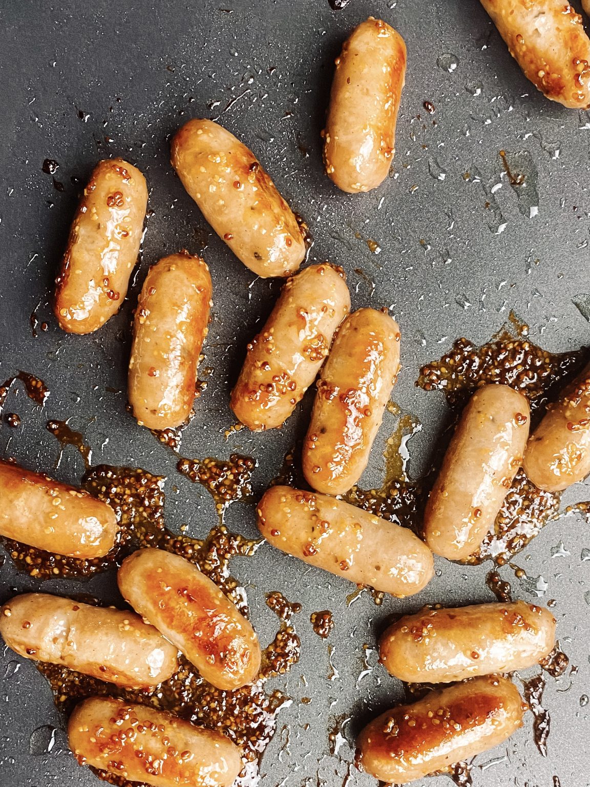 Honey Mustard Cocktail Sausages Daffodil Kitchen