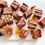 Photograph of Sticky Chocolate Squares