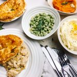 Photograph of Chicken and Leek Pie with Tarragon