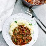 Venison Casserole with Port and Rosemary