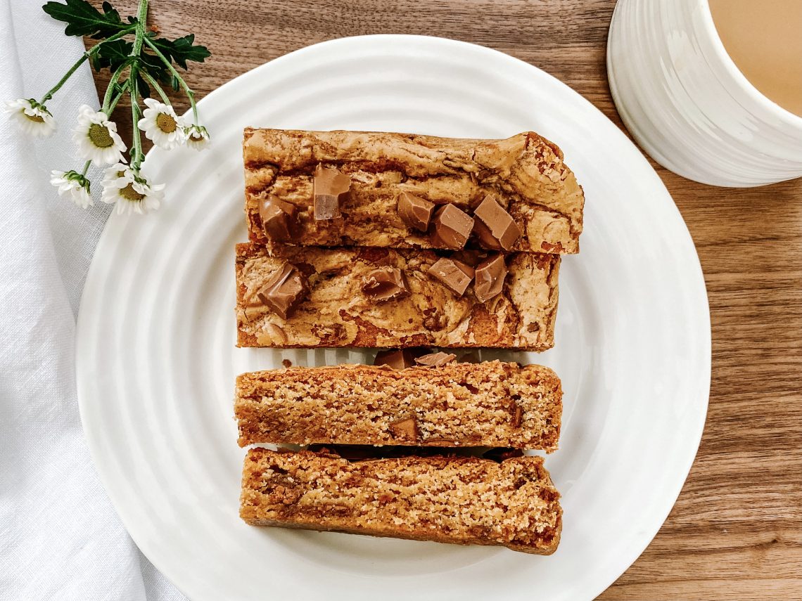 Photograph of Brown Butter Chocolate Chip Cookie Bars