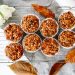 Photograph of Good Morning Muffins with Oats, Carrots, Apple, Raisins, Pecans and Autumn Spice