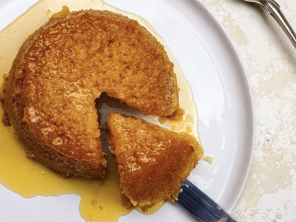 Photograph of Steamed Syrup Sponge with Lemon