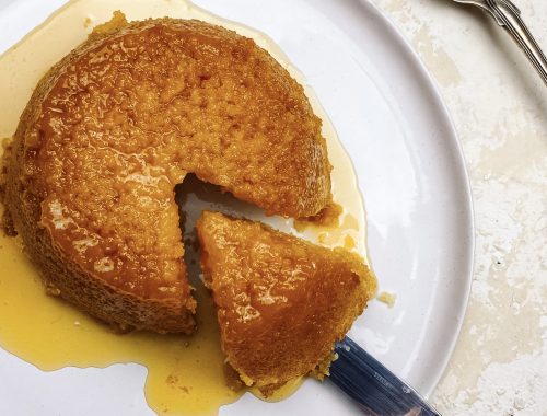 Photograph of Steamed Syrup Sponge with Lemon