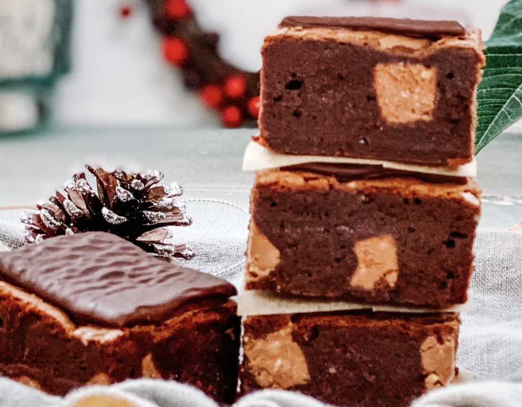 Photograph of Mint Chocolate Brownies