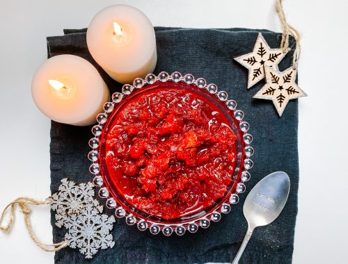 Photograph of Cranberry Sauce with Orange and Port