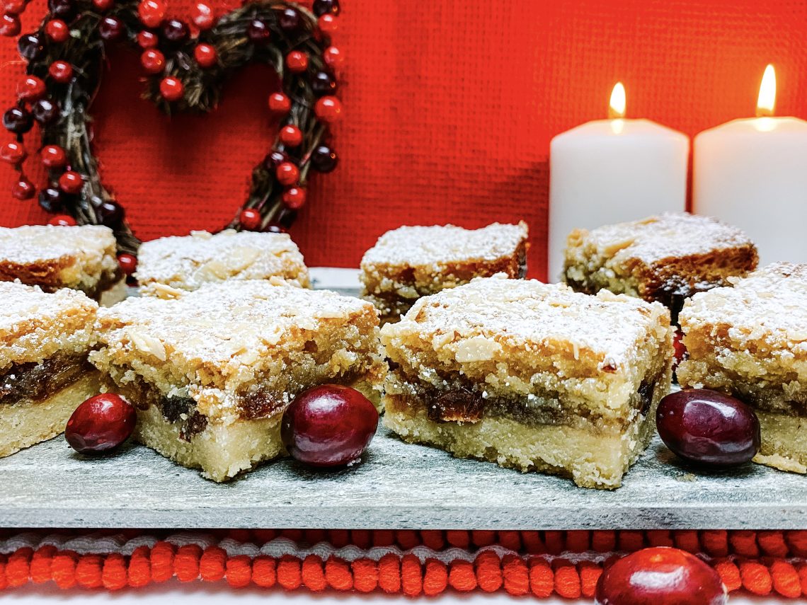 Photograph of Frangipane Mincemeat Squares