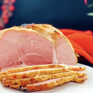 Photograph of Baked Ham with Demerara Sugar and English Mustard