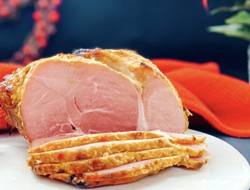 Photograph of Baked Ham with Demerara Sugar and English Mustard