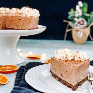 Photograph of Chocolate Orange Cheesecake