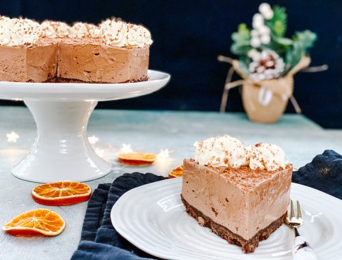 Photograph of Chocolate Orange Cheesecake