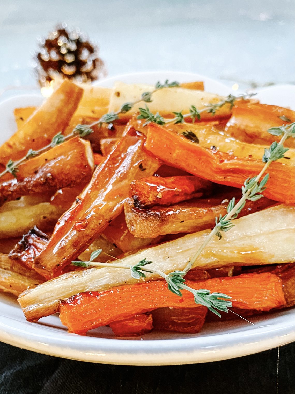 Roast Parsnips and Carrots with Honey and Thyme Daffodil Kitchen