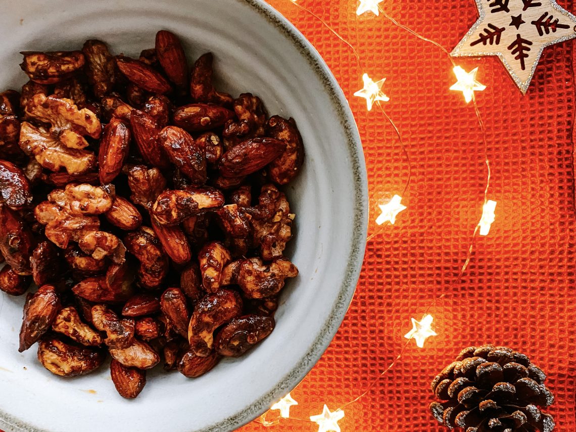 Photograph of Sweet and Spicy Roast Nuts