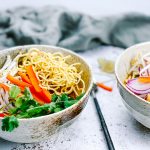 Khao Soi Gai – Curried Coconut Chicken Curry with Two Types of Noodles