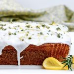 Lemon and Rosemary Drizzle Cake