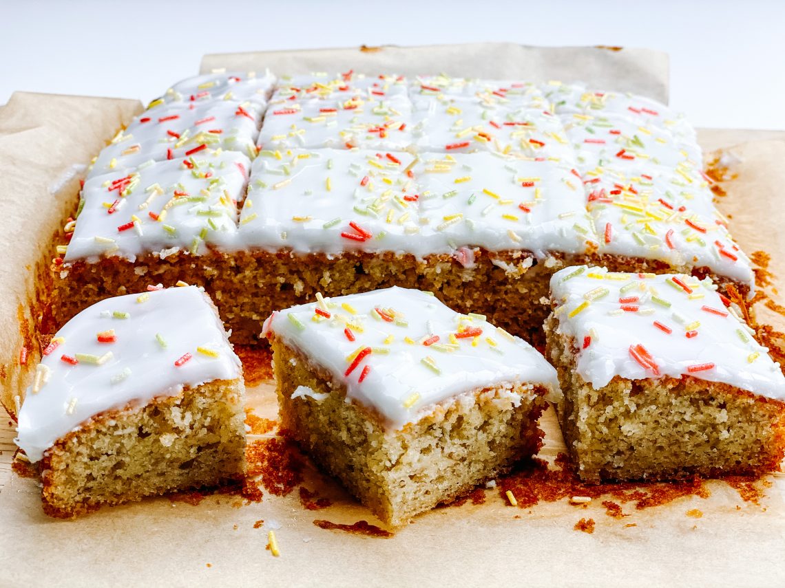 Photograph of Banana Cake with Lemon Icing