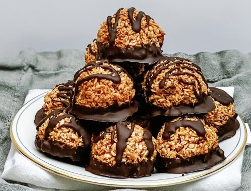 Photograph of Salted Caramel Macaroons