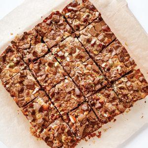 Photograph of Coconut, Chocolate and Nut Squares