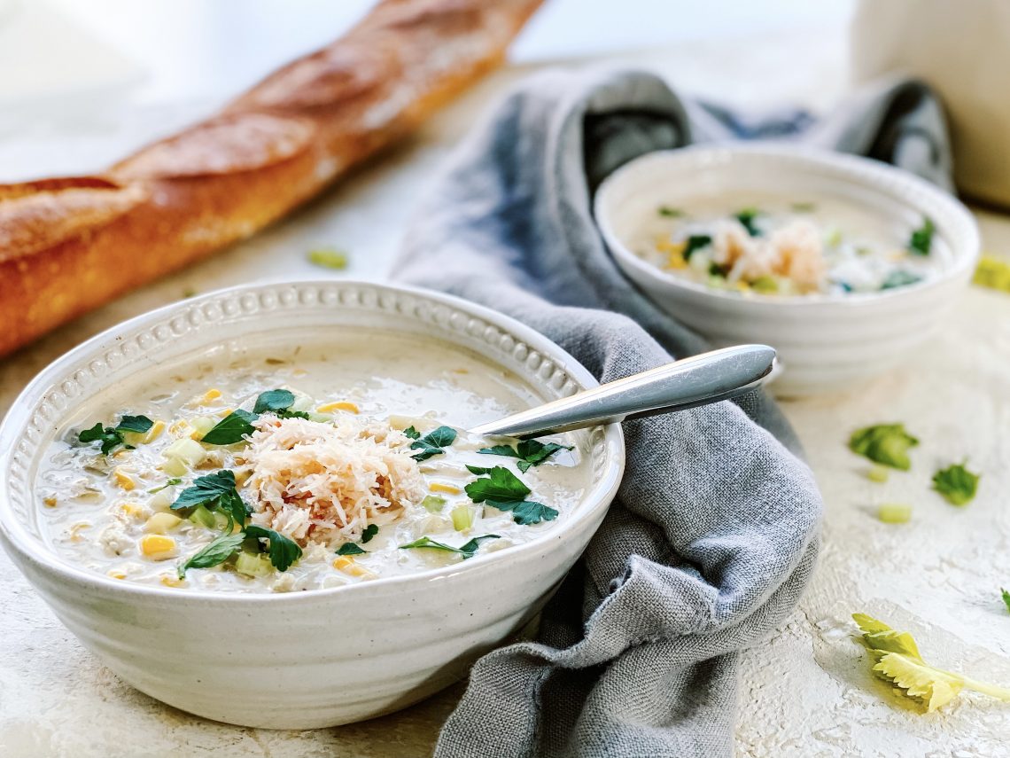 Photograph of Crab and Sweetcorn Chowder