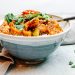 Photograph of Burmese Sesame Chicken with Snow Peas