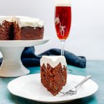 Photograph of Chocolate Guinness Cake with Mascarpone Frosting