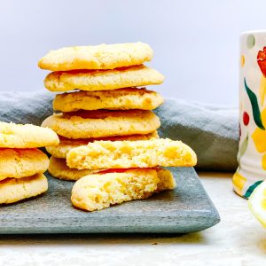 Photograph of Lemon Sunshine Cookies with White Chocolate